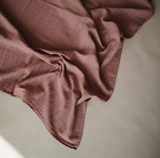 Cedar Muslin Swaddle Blanket