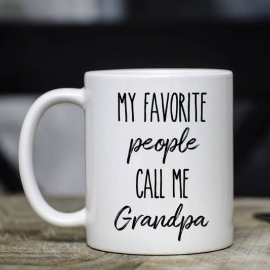 My Favorite People Call Me Grandpa Mug